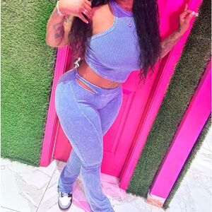 2 piece Fashion Nova Set size XL! Lots of stretch !